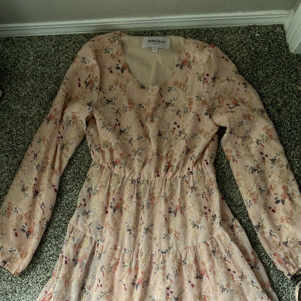 Jessakae Floral Long Sleeve Dress